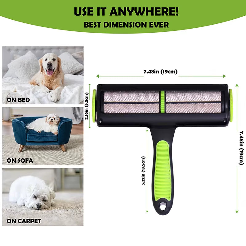 Pet Hair Remover Roller Removing Dog Cat Self Cleaning Lint Pet Hair Remover Pet Hair Remov Cleaning Sofa Carpets Combs