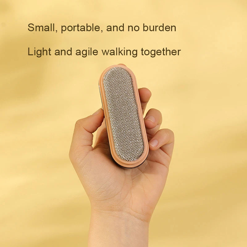 Kimpets 2 in 1 Pet Dog Cat Hair Sticker Roller Clothes Hair Removal Roller Brush Double Sided Portable Dust Roller
