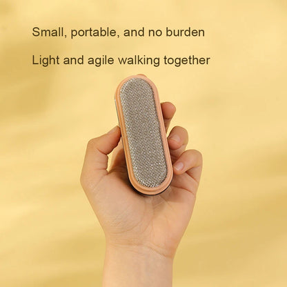 Kimpets 2 in 1 Pet Dog Cat Hair Sticker Roller Clothes Hair Removal Roller Brush Double Sided Portable Dust Roller
